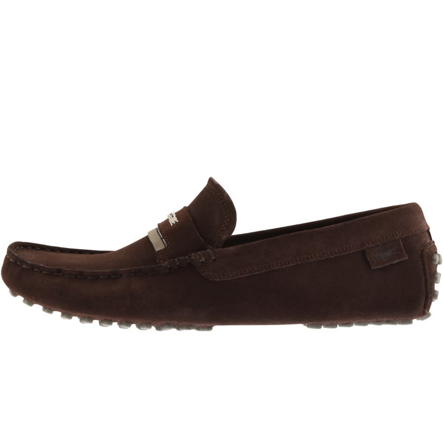 Alternative Image for ProductLacoste Plaisance Suede Shoes Brown1